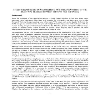 Hoi thao flegt indo vietnam update ...