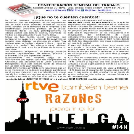 ¡¡¡QUE NO TE CUENTEN CUENTOS!!!