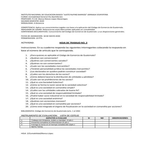 Hoja 2 contabalidad - 18/5