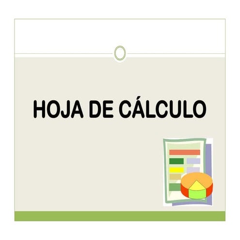 HOJA DE CALCULO