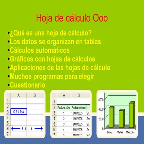 Hoja De Calculo Ooo