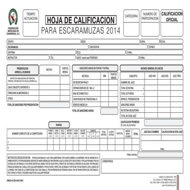 Hoja de calificacion 29 enero