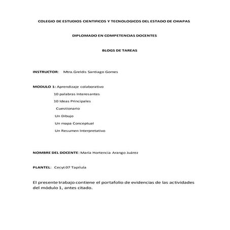 Modulo 1 tareas de Mtra Greldis Lopez