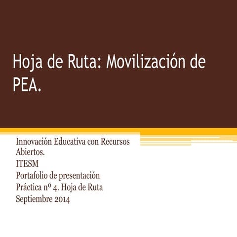 Hoja de ruta