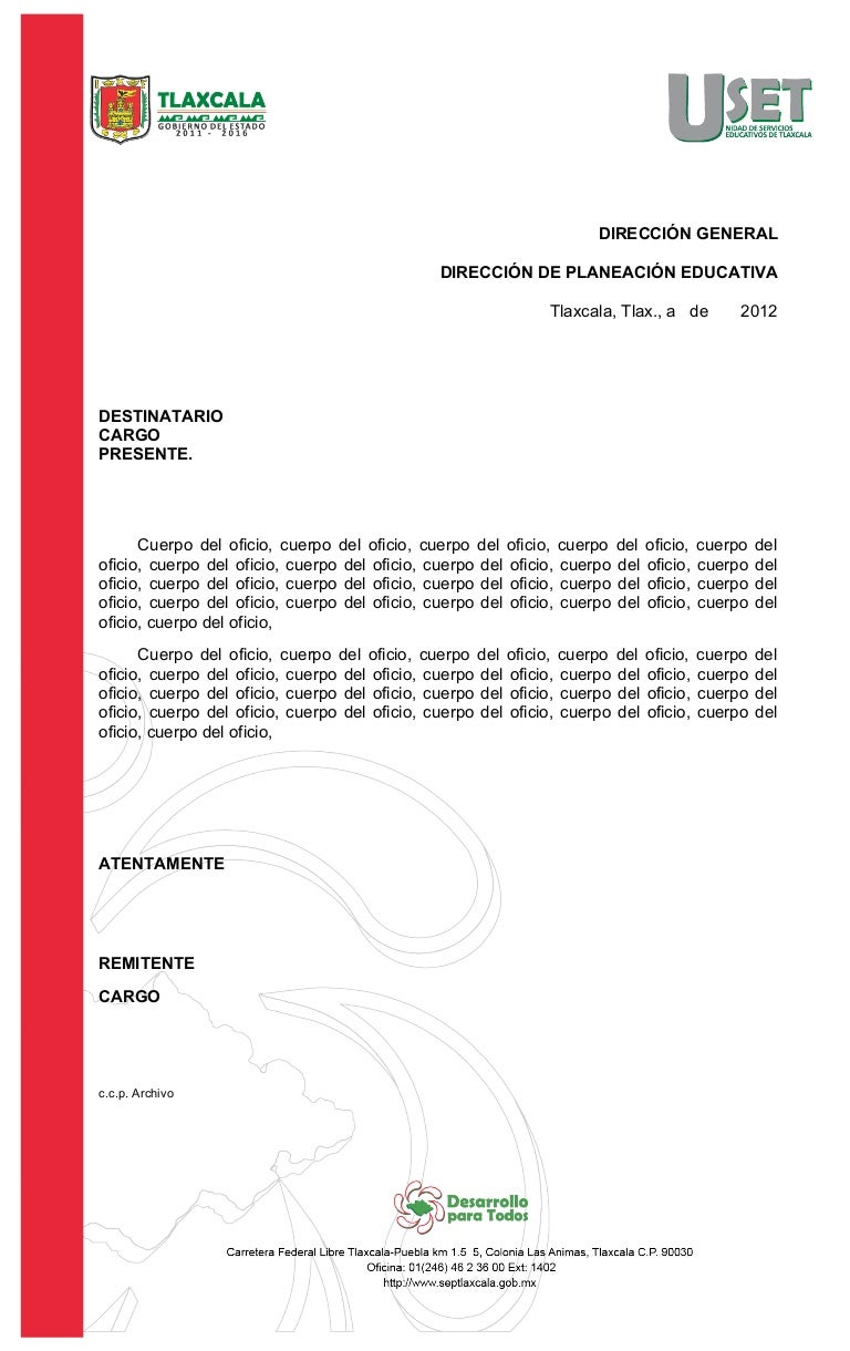 Formato de carta membretada - Gecce.tackletarts.co