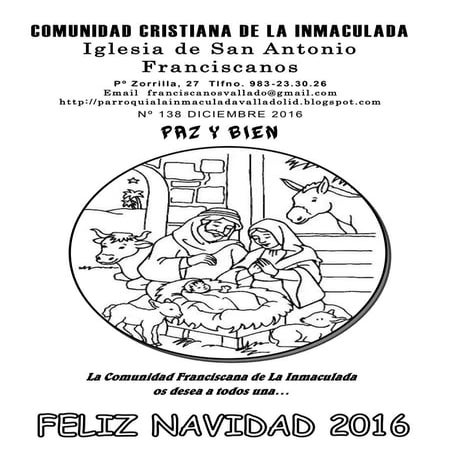 Hoja parroquial diciembre 2016