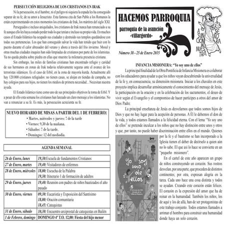 Hoja parroquial número 38