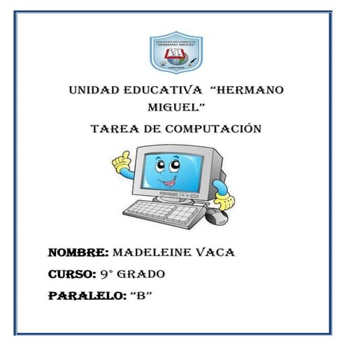 Hojas de cálculo compu