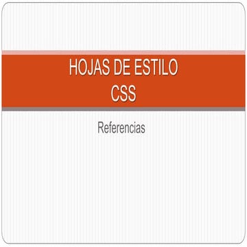 Hojas de estilo
