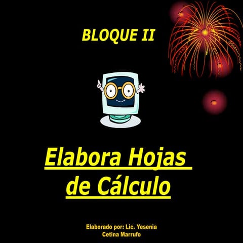 Hojas electronicas de calculo