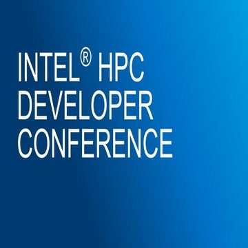 Software Defined Visualization (SDVis): Get the Most Out of ParaView* with OS...