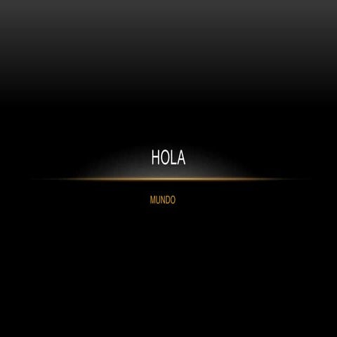 Hello world | PPTX