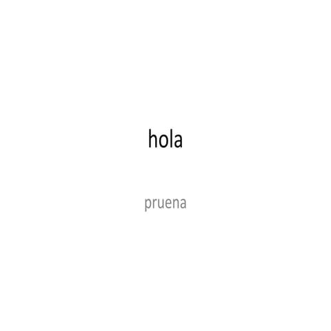 Hola