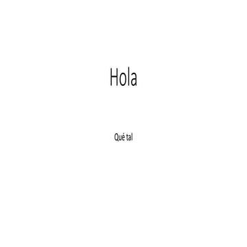 Hola