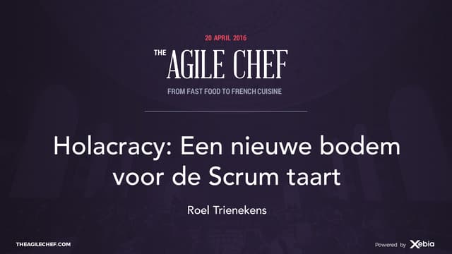 Holacracy: een nieuwe bodem voor de Scrum taart
