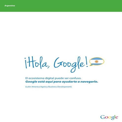 Hola Google Argentina