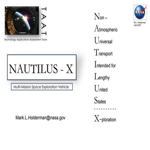 NAUTILUS-X Future in Space Operations (FISO) Group Presentation