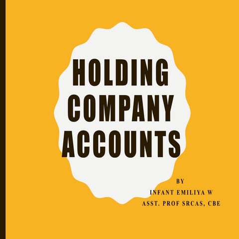 Holding Company Accounts in Companies Accounts