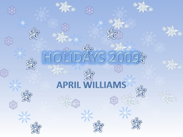 Holiday 2009
