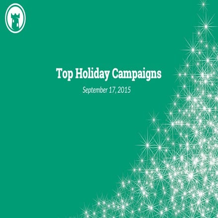 Top Campaigns for the 2015 Holidays