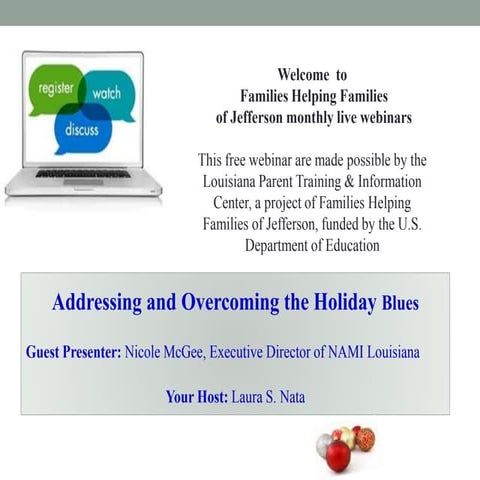 The Holiday Blues | PPTX