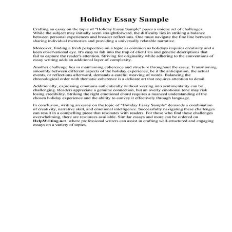 Holiday Essay Sample.pdf