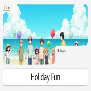 Holidays lesson plan presentation power point | PPTX