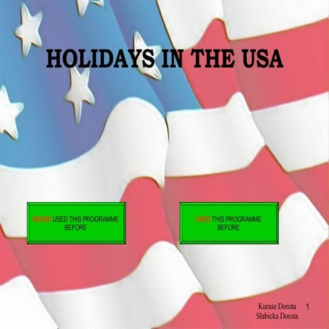 Holidays In The Usa