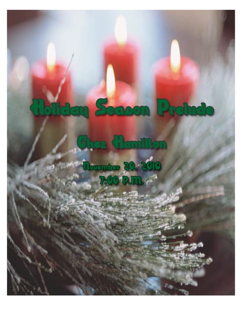 Holiday Season Prelude