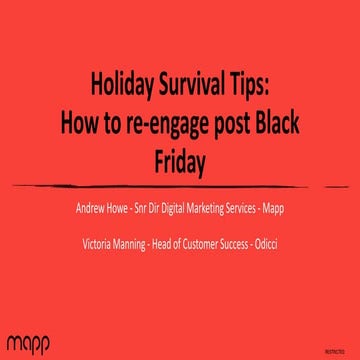 Holiday season webinar q4 2019 final