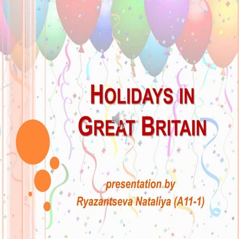 Holidays in Great Britain