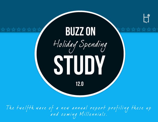 Millennials 12.0: Holiday Spending Study