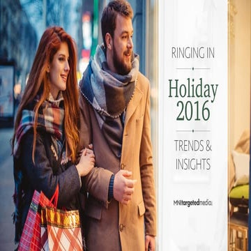 Holiday Shopping Trends 2016 