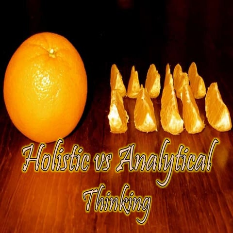 Holistic vs Analytical Thinking