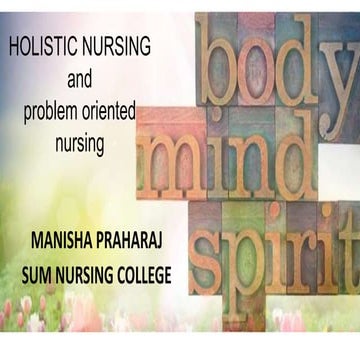 Holistic nursing