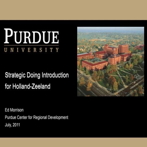 Holland zeeland strategic doing workshop