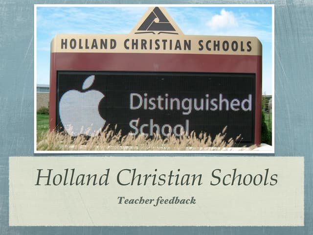 Holland christian overview
