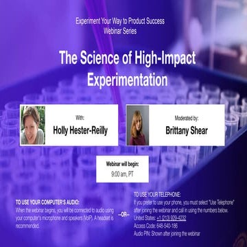 Becoming a True Experimentation Organization to Drive Innovation | PPTX
