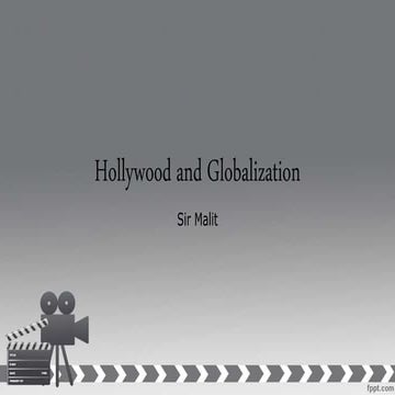 Hollywood and globalization
