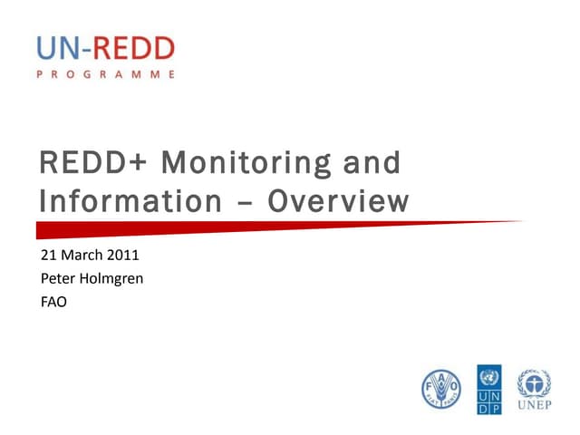Holmgren redd+ monitoring and information overview 21 march 2011 final