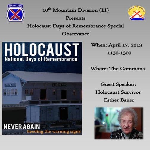 Holocaust flier