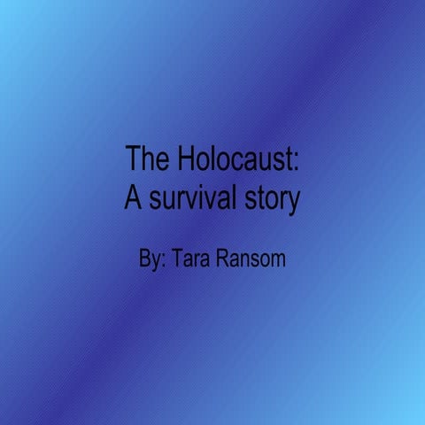 Holocaust Power Point
