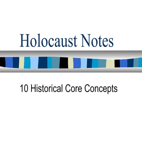 Holocaust ppt