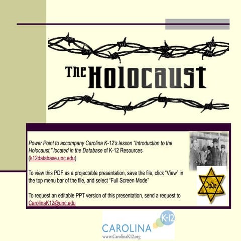 Holocaustohistory class for 8th 9th and 7th grades