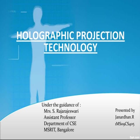 Holographic projection technology