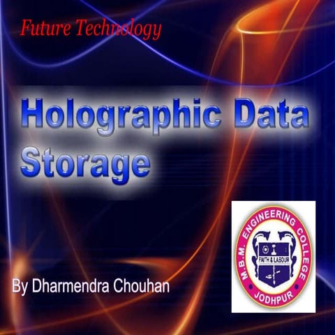 Holographic data storage