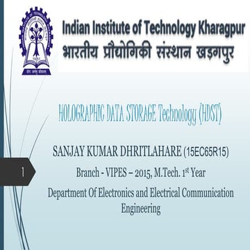 Holographic data storage technolohy