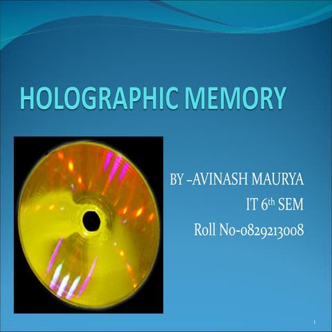 Holographic memory