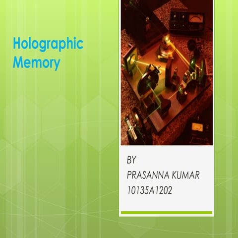 Holographic memory systems