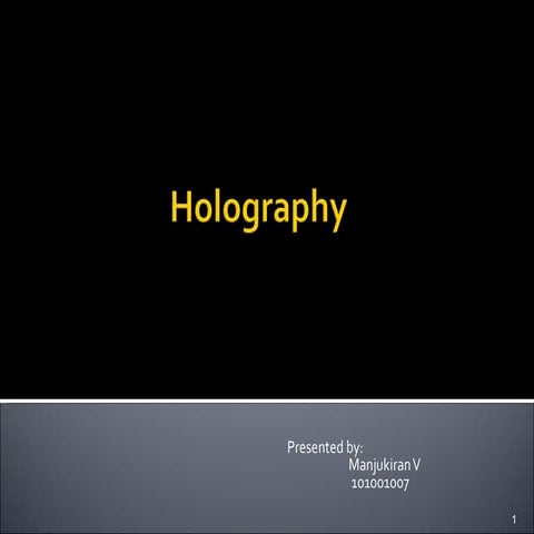 Holography